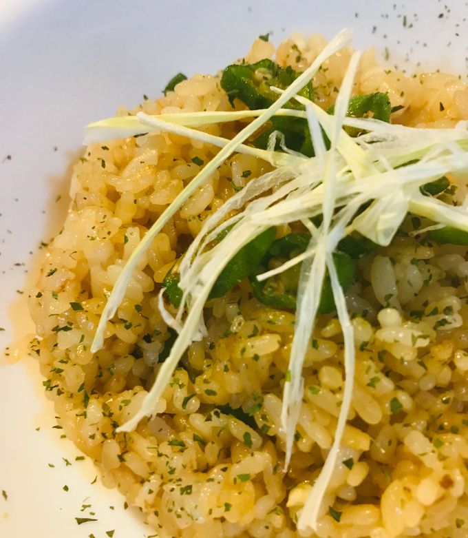 オクラの和風めんつゆチャーハン-レシピのメイン写真