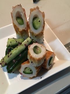超簡単おつまみ☆ゆかりきゅうりとちくわ-レシピのメイン写真