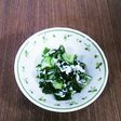若芽と、しらすの酢の物♪