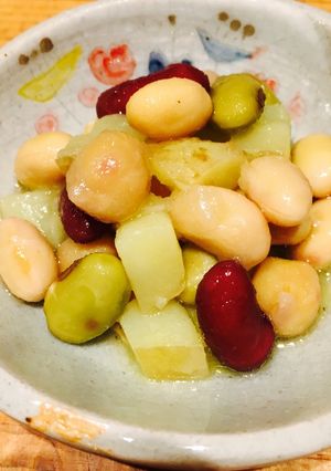 リンゴ酢で♩まろやかさっぱり豆マリネ-レシピのメイン写真