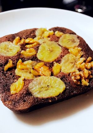バナナココアケーキ 粉なし油なし砂糖なし-レシピのメイン写真
