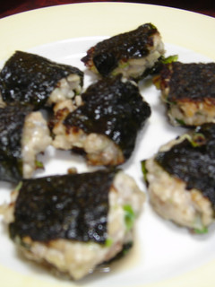 あじのたたきの磯辺焼き(^^)♪~-レシピのメイン写真