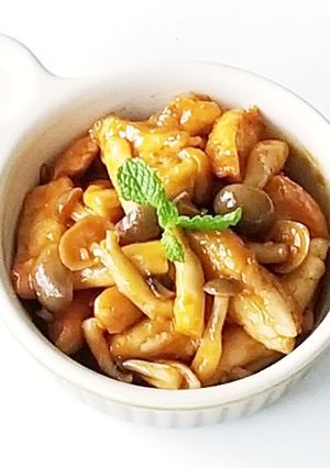 きのことささみのトマトケチャップ煮-レシピのメイン写真