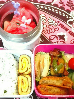 中学生女子 時短 簡単弁当155-レシピのメイン写真