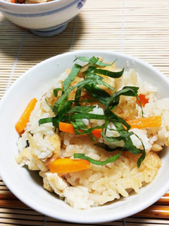 炊き込みご飯~即席みそ汁で-レシピのメイン写真
