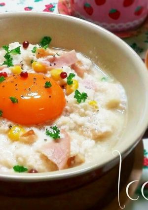 ほっこり朝ごはん♪ミルクチーズのパン粥-レシピのメイン写真