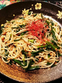 ニラ納豆焼きそば-レシピのメイン写真