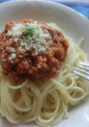 冷蔵庫の野菜一掃❕ヘルシー☆ミートソース-レシピのメイン写真
