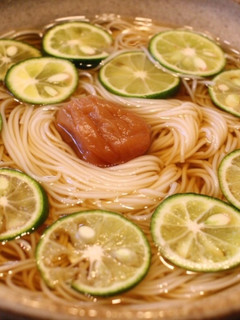 爽やかでさっぱり♡すだちそうめん-レシピのメイン写真