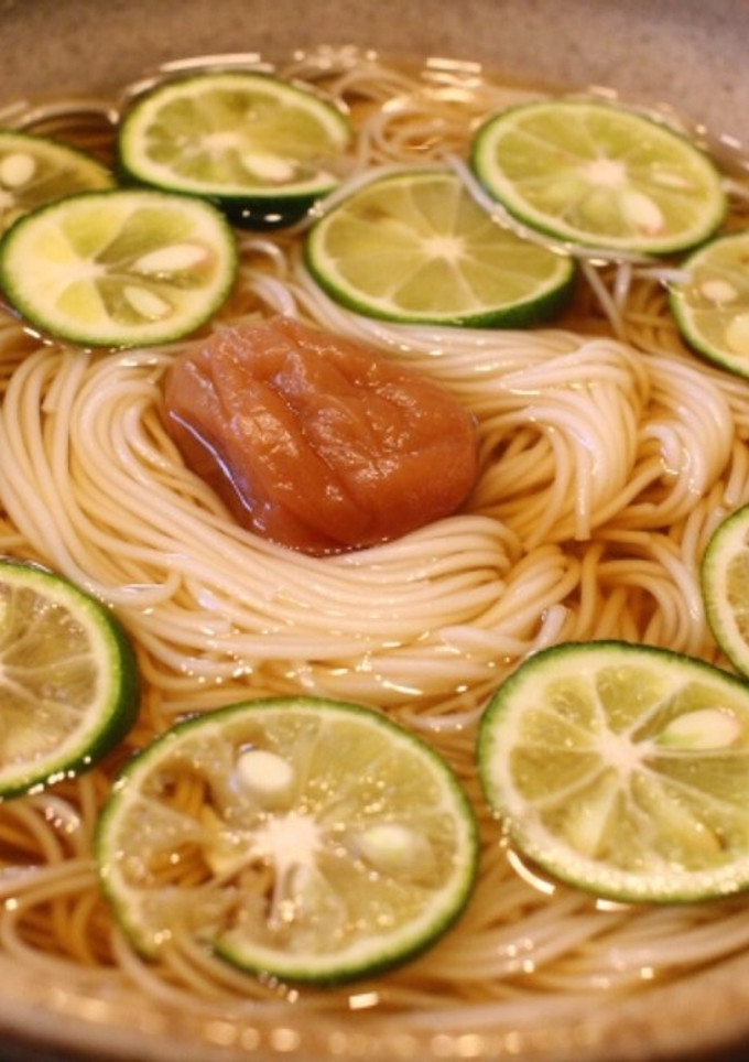 爽やかでさっぱり♡すだちそうめん-レシピのメイン写真