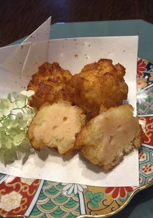 ＊明太子の紫陽花(あじさい)揚げ＊-レシピのメイン写真