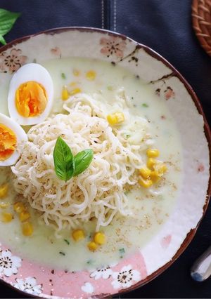 冷やしサッポロ一番☆ポタージュ塩ラーメン-レシピのメイン写真