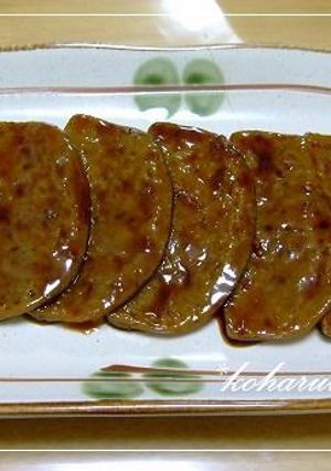 **黒はんぺんの甘辛煮**-レシピのメイン写真