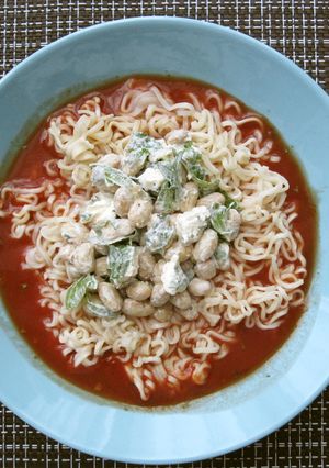お豆たっぷりスープラーメン-レシピのメイン写真