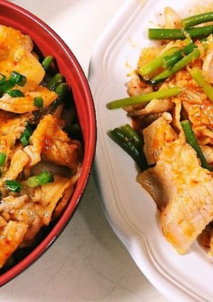 ご飯がススム！豚キムチ！-レシピのメイン写真