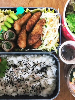 とんかつ弁当-レシピのメイン写真