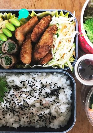 とんかつ弁当-レシピのメイン写真