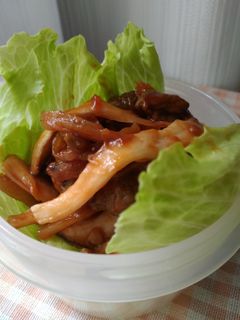 牛肉しぐれ煮ケチャップ炒め-レシピのメイン写真