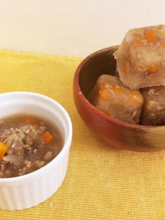 炊飯器で離乳食☆和風の野菜キューブ-レシピのメイン写真