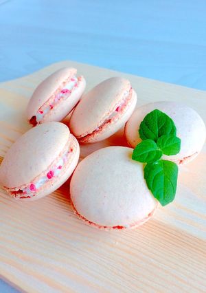 ストロベリーチョコ＊マカロン-レシピのメイン写真