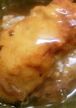 タラの天ぷら、あんかけ丼（サワラでも可）-レシピのメイン写真