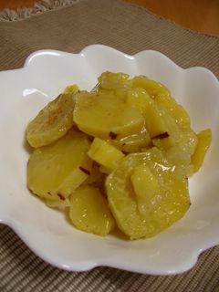 簡単おやつ♪サツマイモと林檎煮-レシピのメイン写真