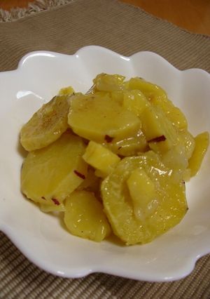 簡単おやつ♪サツマイモと林檎煮-レシピのメイン写真