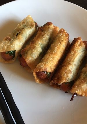 簡単♪ シガレットソーセージロール♪-レシピのメイン写真