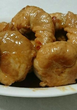 玉ねぎ豚肉巻き照焼きver.-レシピのメイン写真
