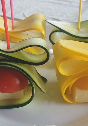 ピーラーで簡単！夏野菜ピンチョス-レシピのメイン写真