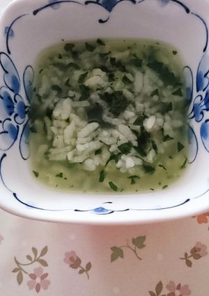 離乳食中期★ほうれん草のおかゆ★-レシピのメイン写真