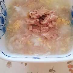 รูปของ 離乳食中期★まぐろ入りお粥★