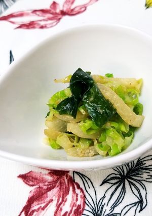 大根とキャベツとわかめのおつまみサラダ♪-レシピのメイン写真