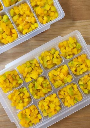 離乳食中期〜レンジでカボチャの冷凍保存-レシピのメイン写真