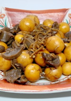 鶏きんかんと砂肝のしょうが煮＠大葉にんにく醤油-レシピのメイン写真