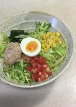 サラダうどん　-レシピのメイン写真