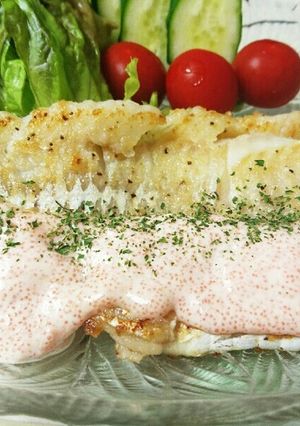 簡単☆タラのムニエル☆たらマヨソース☆-レシピのメイン写真