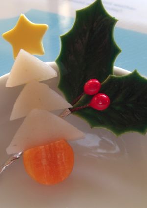 X’masホワイトツリー キャラ弁おかず-レシピのメイン写真
