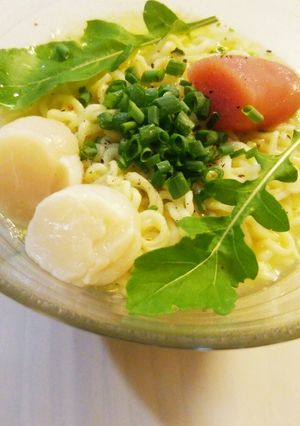 ☆たらことホタテさっぱり冷やしらーめん☆-レシピのメイン写真