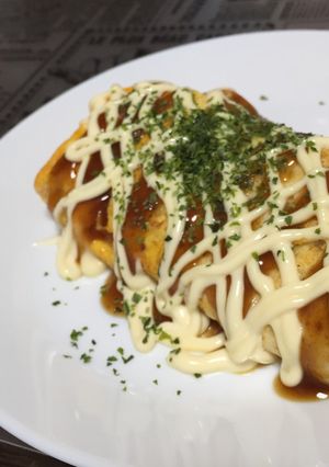 簡単☆ベーコンのとん平焼き-レシピのメイン写真