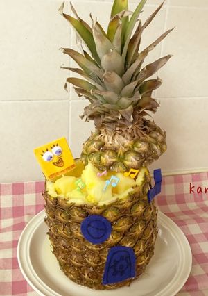 パイナップルに住んでいるスポンジボブ-レシピのメイン写真