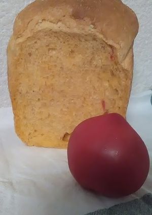 HBにポン♪ 皮ごと生トマトパン-レシピのメイン写真
