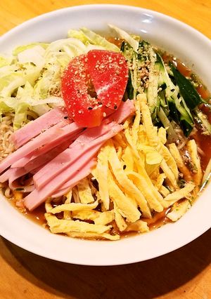 野菜たっぷり冷しラーメン-レシピのメイン写真