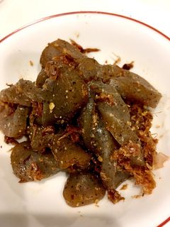 蒟蒻の甘辛おかか胡麻和え-レシピのメイン写真