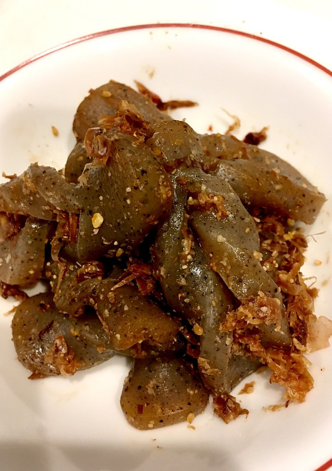 蒟蒻の甘辛おかか胡麻和え-レシピのメイン写真