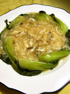 青梗菜炒めのスープあんかけ-レシピのメイン写真