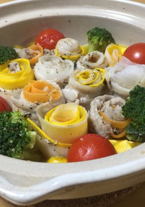 簡単!美味しい!綺麗!豚の花鍋!-レシピのメイン写真