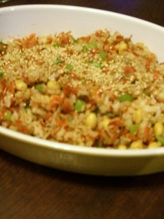 大根の葉と桜海老の豆チャーハン-レシピのメイン写真