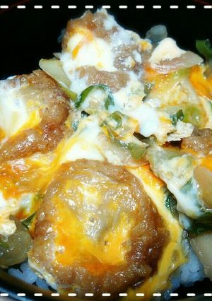 ＊大満足の肉なし親子丼！油麩丼＊-レシピのメイン写真
