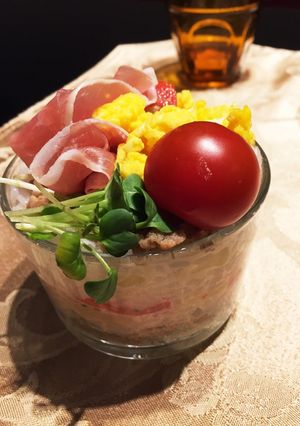 子供喜ぶ ケーキ風重ねご飯-レシピのメイン写真